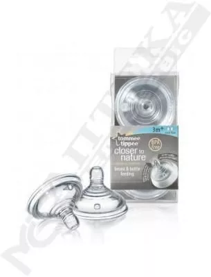 *Соска силиконовая Tommee Tippee 42112276 средний поток №2