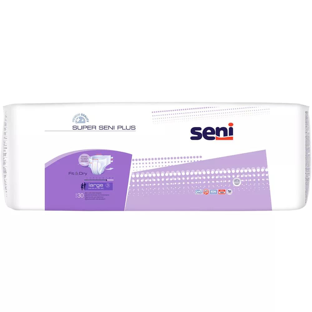 *Подгузники для взрослых SENI PLUS 110-150см №10 large