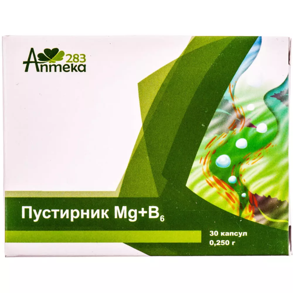 *Пустырник Mg+B6 капс. 250мг №30