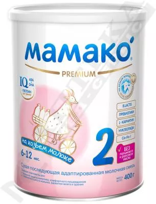 *Суміш Мамако 2 PREMIUM 6-12 міс. 400г