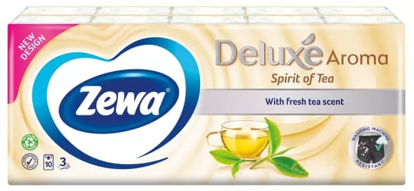 *ZEWA хустинки Deluxe Parfume 100шт