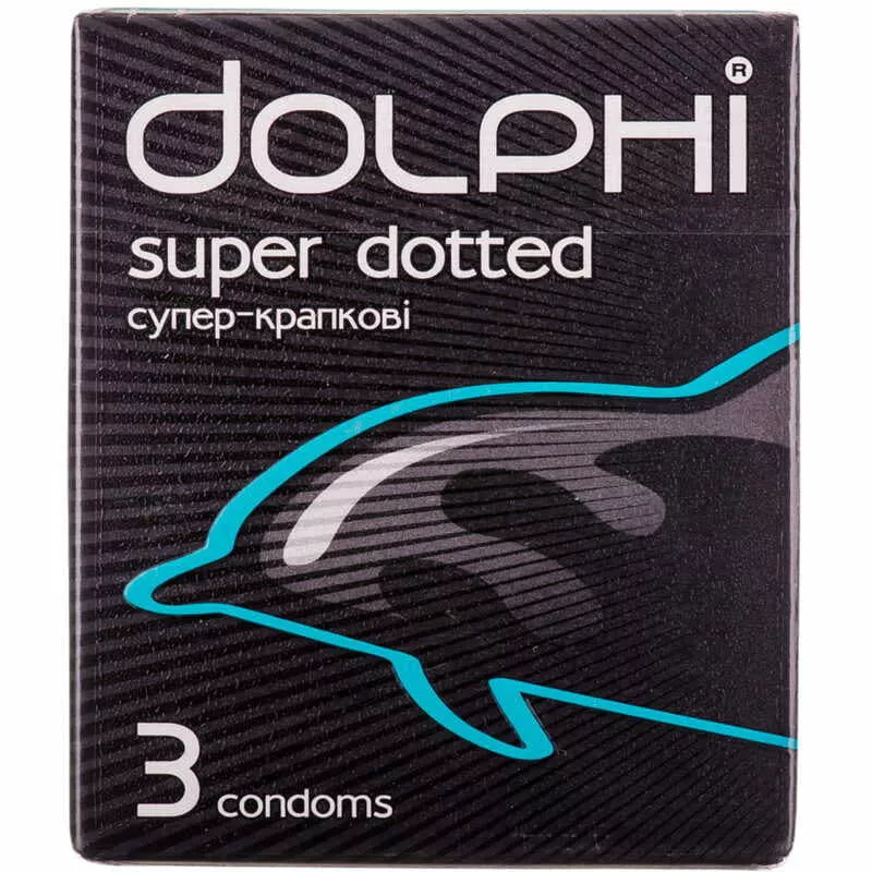 *Презервативы Dolphi с супер-точечной структурой №3