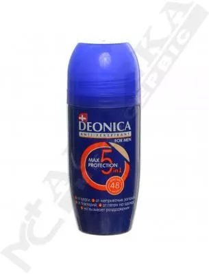 *Антиперспирант DEONICA FOR MEN 5Protection ролик 50мл