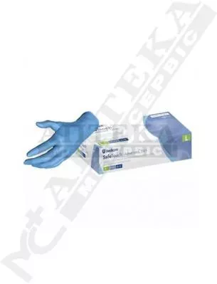 *Перчатки Safe-Touch смотр.нитрил текстурные н/ст.б/пудры L (50 пар)