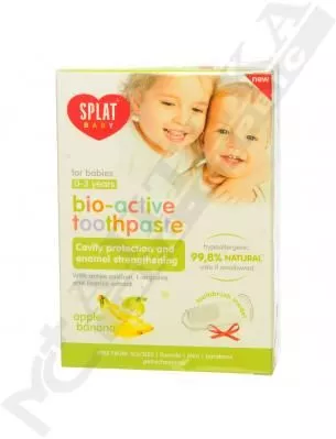 *Зубная паста SPLAT детская Baby Яблоко-банан 40 мл