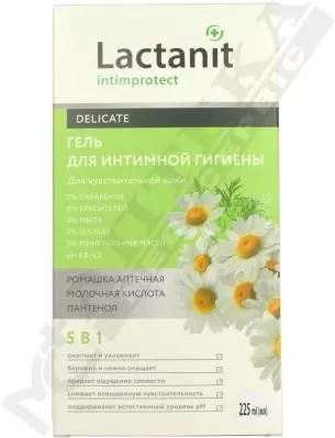 *Гель Lactanit Delicate для интимной гигиены 225 мл