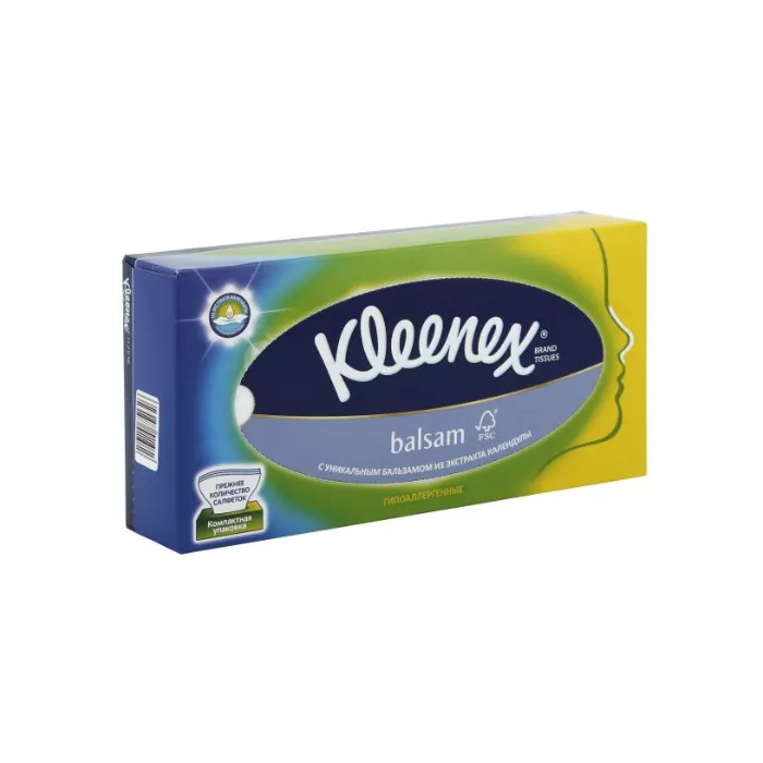 *KLEENEX серветки бальзам 72шт