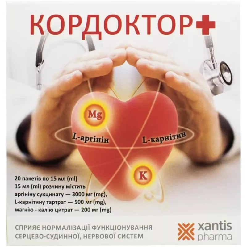 *Кордоктор Плюс р-р д/внутр.прим.саше 15мл №20
