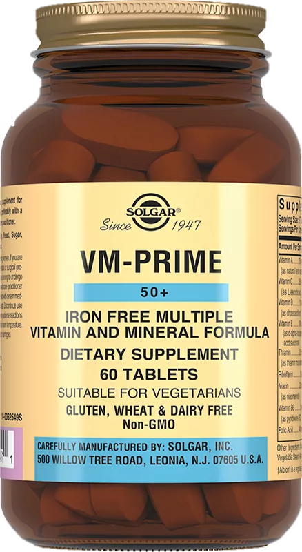 Витаминно-минеральный комплекс VM Prime 50+ табл. №60 Solgar