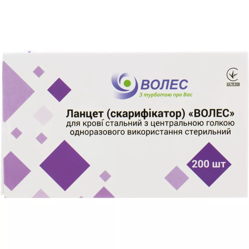 Скарификатор Волес №200 стал.одн.