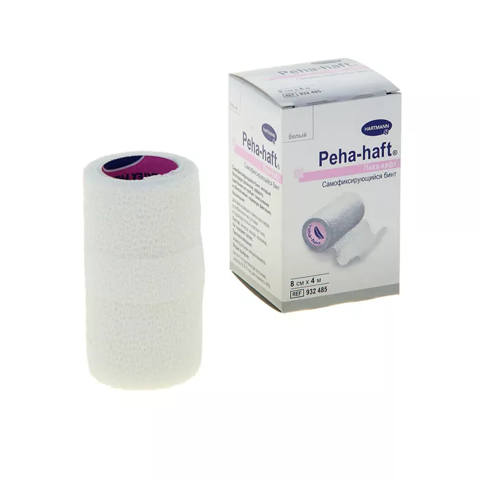 *Бинт эластичный когезивный фикс.Peha-Haft 8см*4м №1