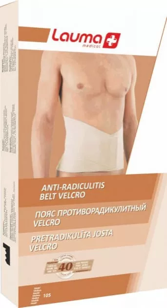 *Пояс LAUMA противорадикулитный Velcro 105 р.2 L