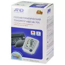 *Тонометр A&D электронный UA-705 полуавтомат