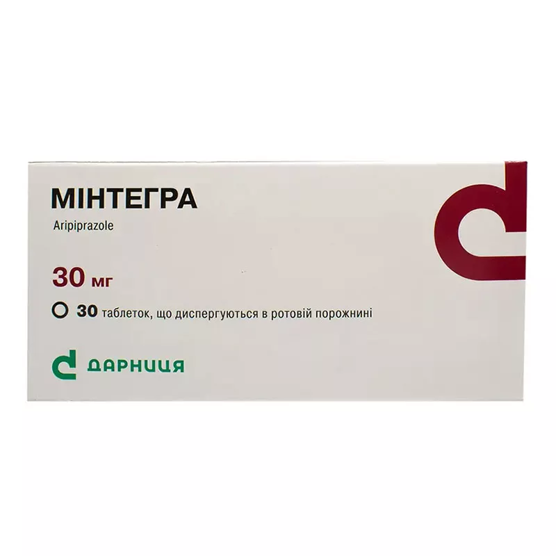 Минтегра-Дарница таблетки по 30 мг 30 шт.