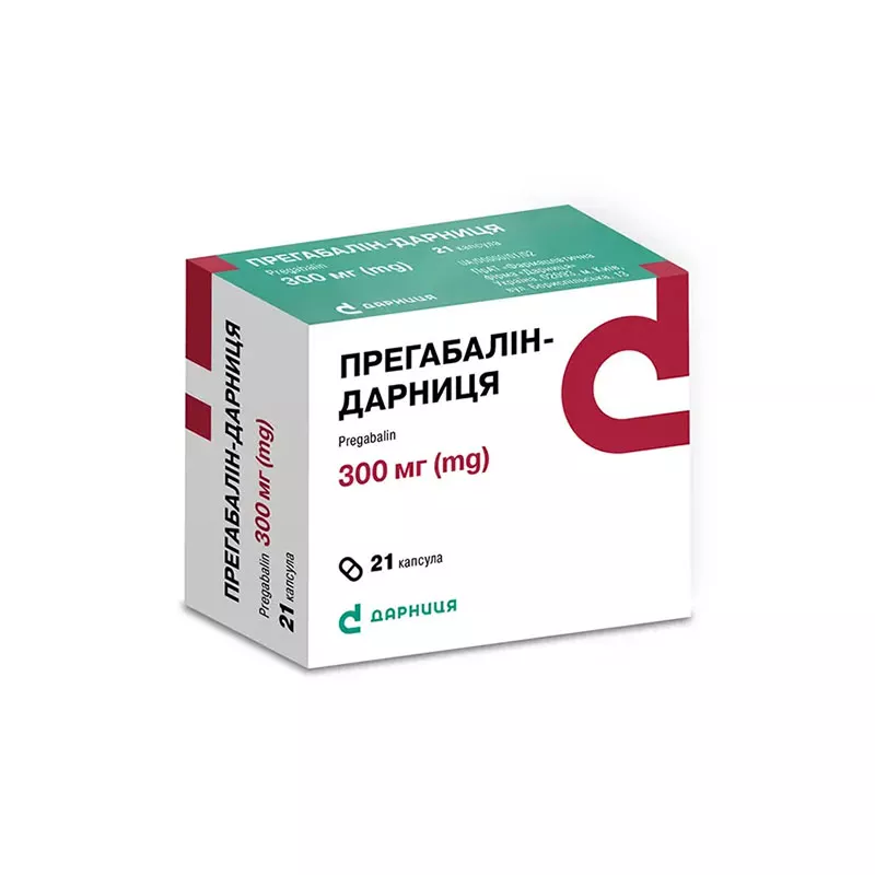 Прегабалин-Дарница капсулы по 300 мг 21 шт. (7х3)