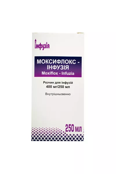 Моксифлокс раствор для инфузий 400 мг/250 мл по 250 мл во флаконе 1 шт. - Инфузия