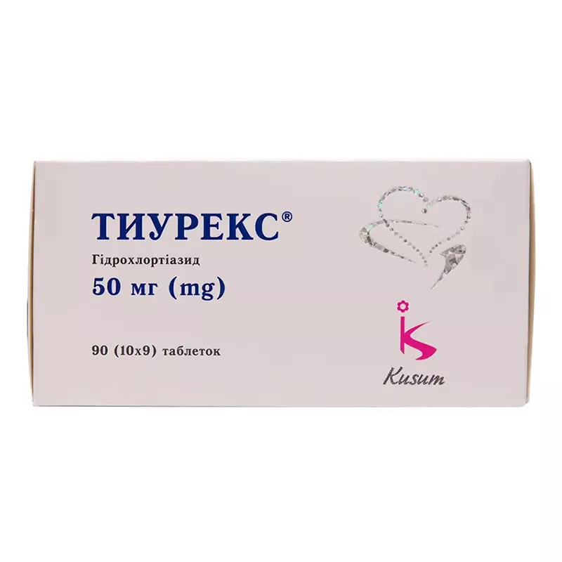 Тиурекс таблетки по 50 мг 90 шт.