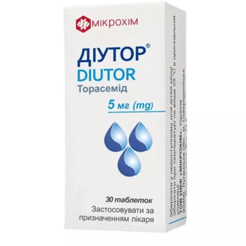 *Диутор табл.5мг №30
