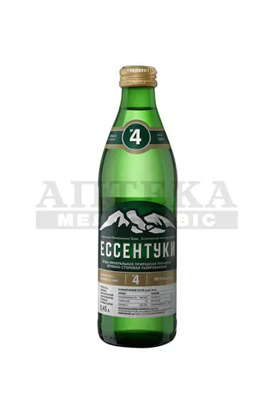 *Вода Ессентуки №4 в стекле 0,45л