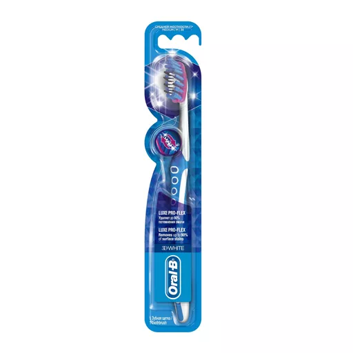 *Зубная щетка ORAL-B 3D White Люкс Про-Флекс 38 средняя