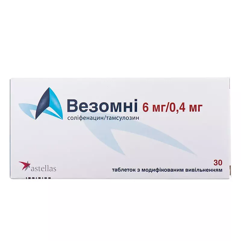 Везомни табл. 6мг/0,4мг №30