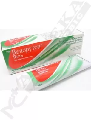 *Венорутон гель 2% туба 40г
