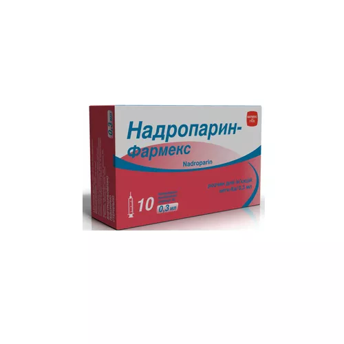 Надропарин-Фармекс раствор для инъекций 9500 анти-Ха МЕ/мл по 0.4 мл в шприцах 10 шт.