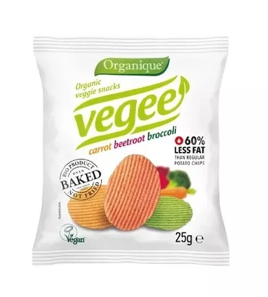 *Снеки картофельные Vegee органические (БЕЗ ГЛЮТЕНА) Mclloyd's 25г