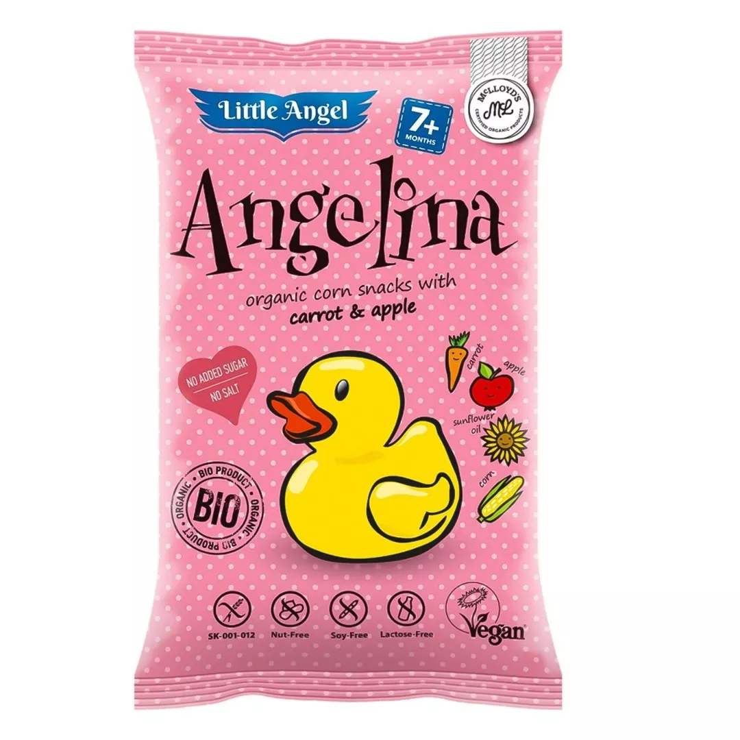 *Снеки кукурузные Angelina органические (БЕЗ ГЛЮТЕНУ) Mclloyd's 30г