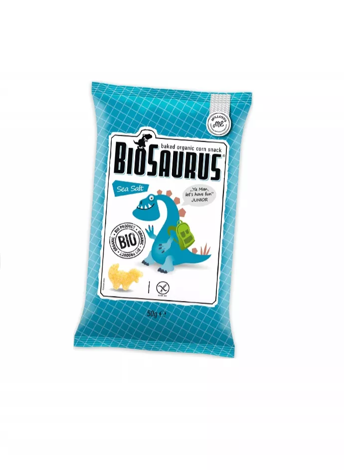 *Снеки кукурузные с морской солью органические (БЕЗ ГЛЮТЕНА) JUNIOR Mclloyd's 50г
