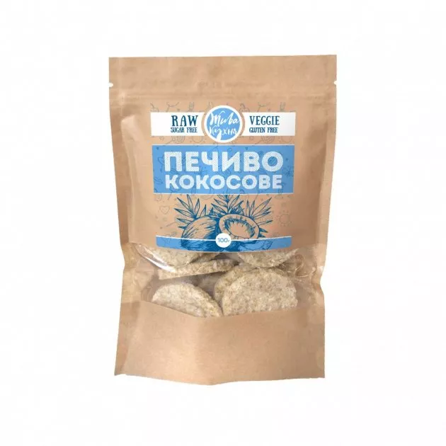 *Печенье Живая Кухня Кокосовое 100г