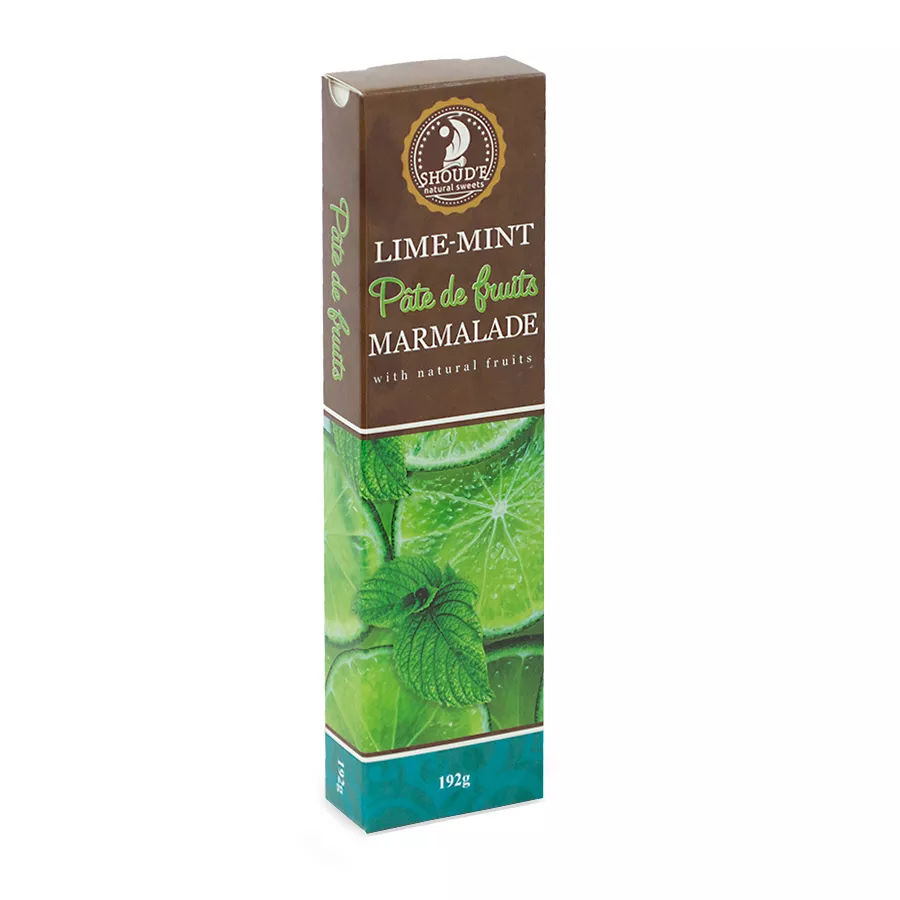 *Мармелад SHOUDE Pate de Fruit лайм-мята 192г