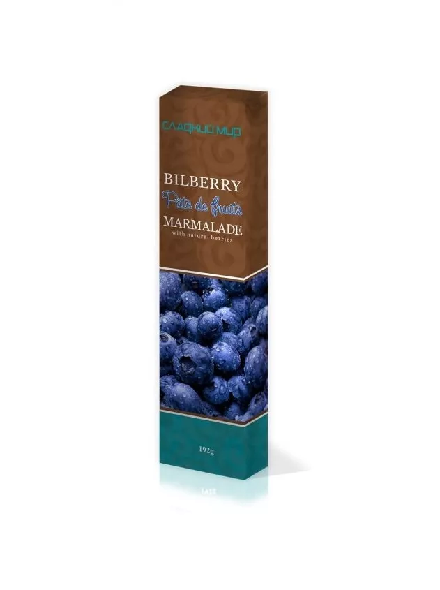 *Мармелад SHOUDE Pate de fruits черника 192г