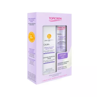 *Набор Топикрем (Крем Успокаивающий SPF50+ 40 мл+Вода Мицелярная 40мл)
