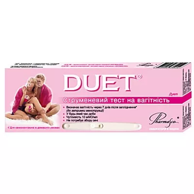 *Тест Duet на беременность струйный №1