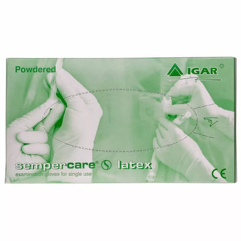 *Перчатки Sempercare лат.см.н/ст.прип.р.7-8