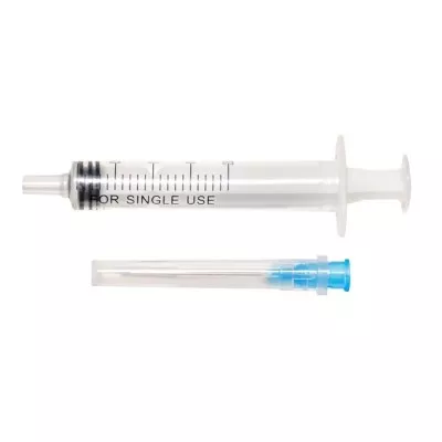 *Шприц 3-х комп. с 1-й иглой 23G (0,6х32мм) 2мл №1 MedPlast