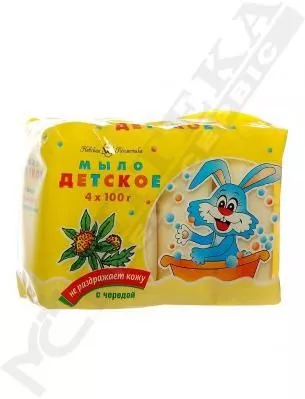 *Мыло Невская косметика детское с чередой 4*100 г