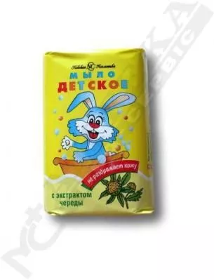 *Мыло Невская косметика детское с чередой 90 г