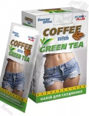 *Напиток Euro Plus Energy drive кофейный с зеленым чаем №10
