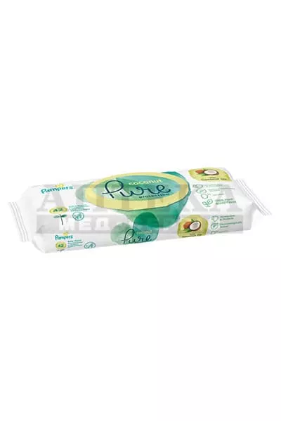 *Салфетки влажные Pampers детские Pure Protection Coconut №42 ПрепакКор