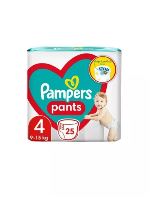 *Подгузники-трусики Pampers Pants Maxi 9-15 кг №25