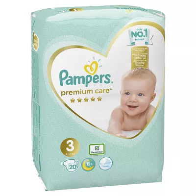 *Подгузники Pampers Premium Care Midi 6-10 кг №20