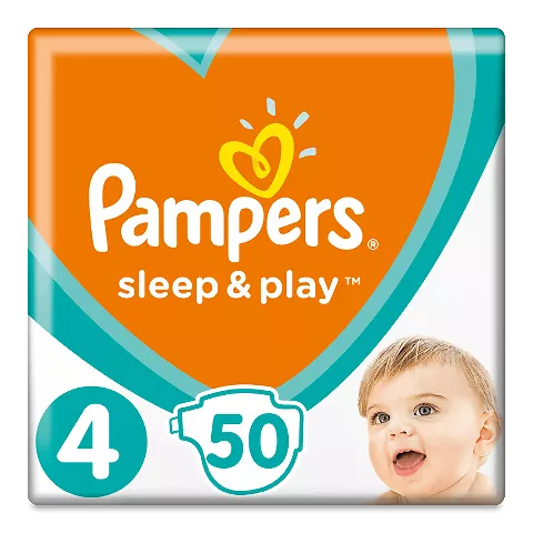 *Подгузники Pampers Sleep&Play Maxi 9-14 кг 50шт. №1