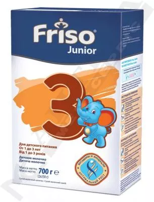 *Сухой молочный напиток Friso 3 Юниор от 1 до 3 лет 700г (2х350г)