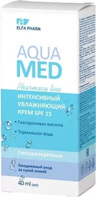 *Эльфа Aqua Med Интенсив. увл. крем SPF15 40мл