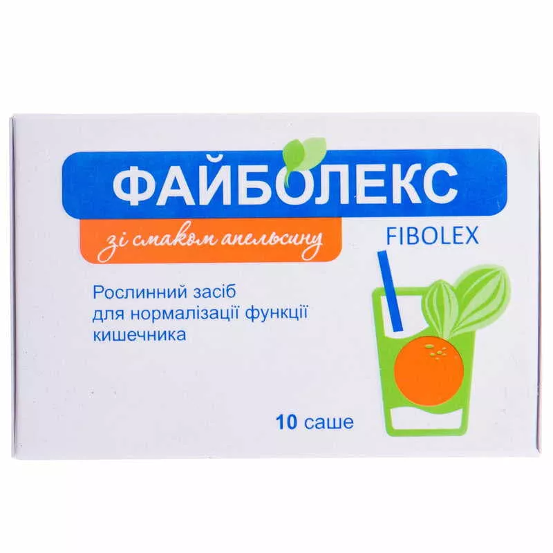 *Файболекс саше 5,8г №10 апельсин