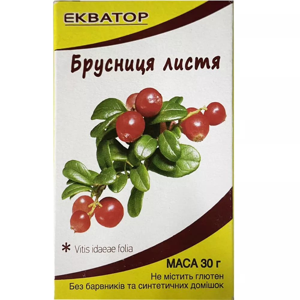 *Фиточай Брусники листья 30г Экватор