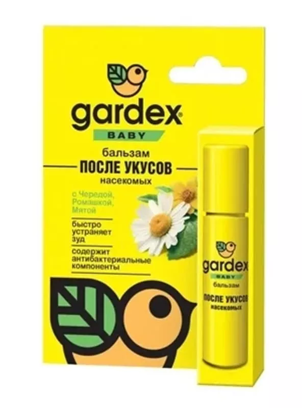 *GARDEX Baby Детский бальзам-Стик после укусов 7мл