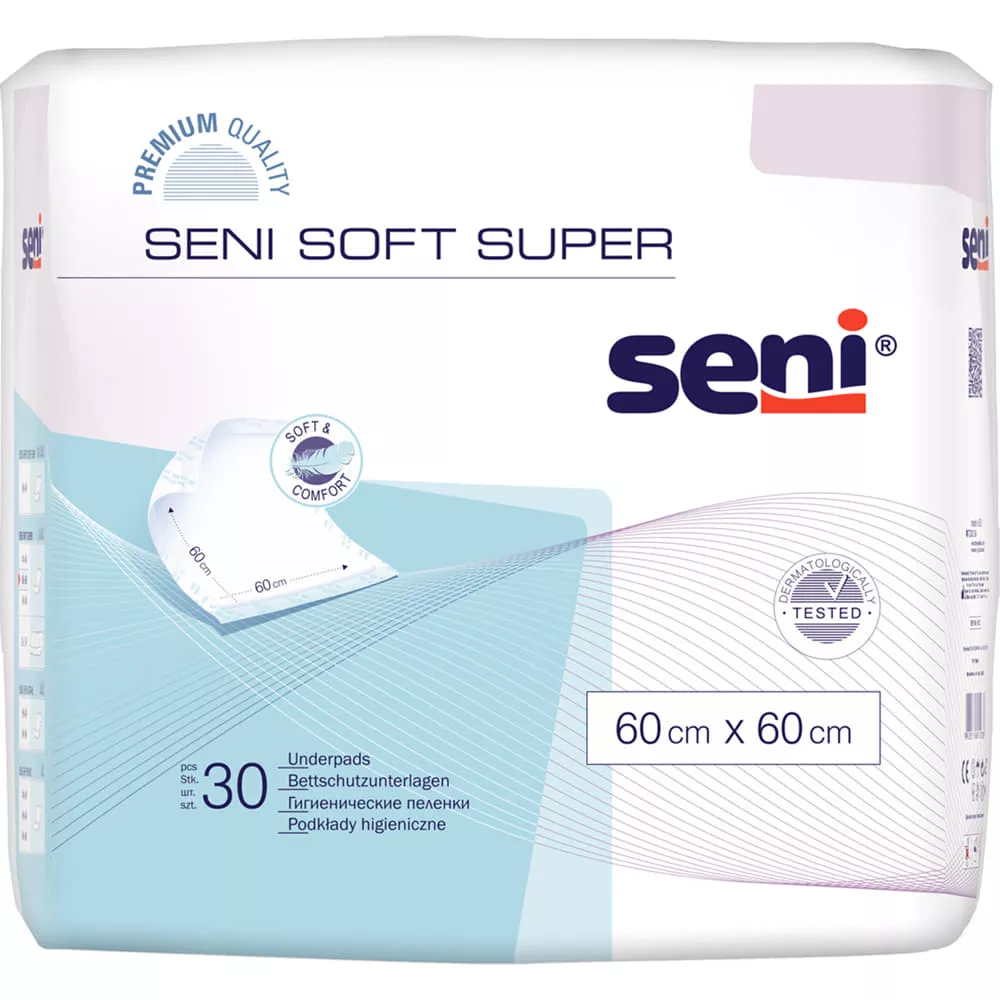 *Пеленки впит.Сени софт Super 60см х 60см №30